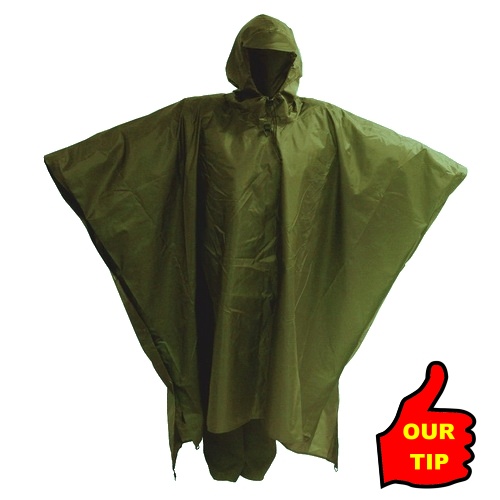 Olive Green Raincoat - ideakitcave